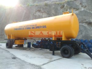 Mobile Oil storage tank